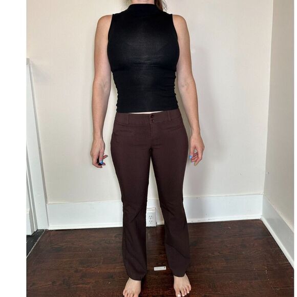 Vintage Y2K Low Rise Brown Slacks Size 3 - Fits like XS - Picture 3 of 11